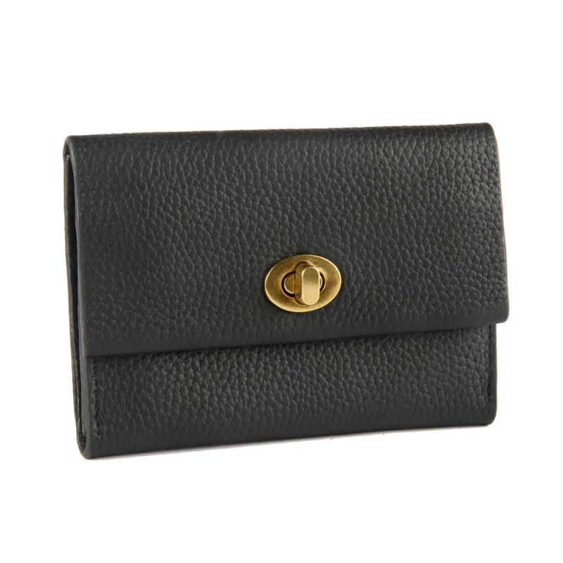 New Cow Leather Women's Card Bag Coin Purse Slim Simple Credit Card Holder Wallet For Women ID Card Pocket