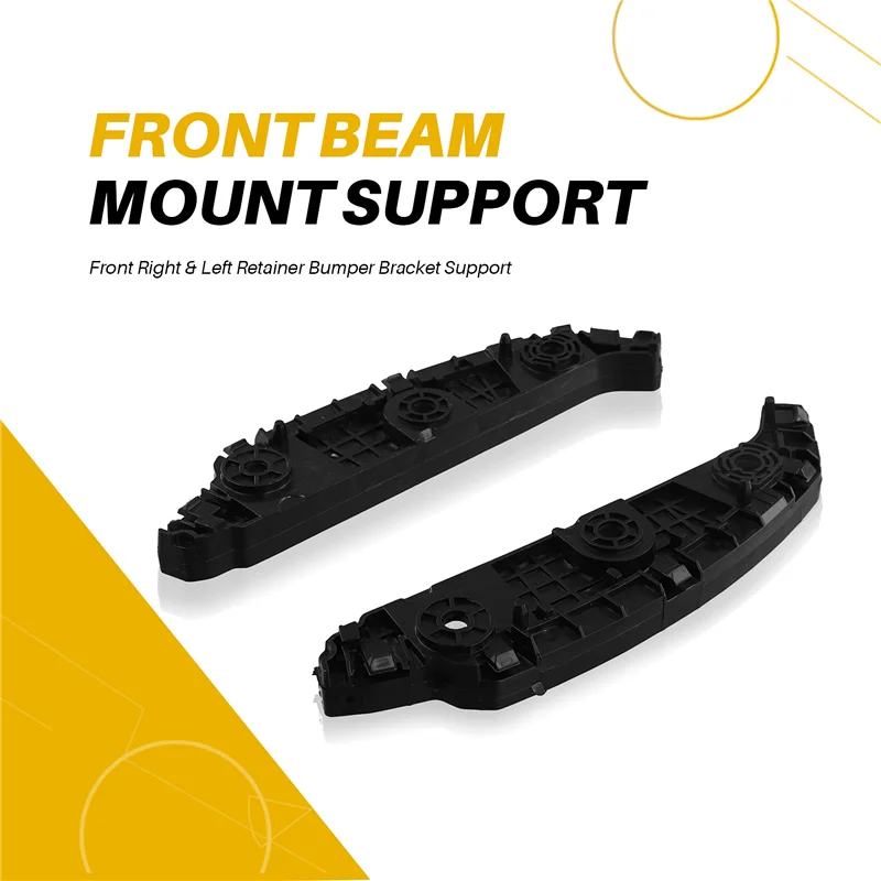 

Classy-2PCS Front Bumper Bracket Retainer Mount Support Pair LH RH For BYD Dolphin