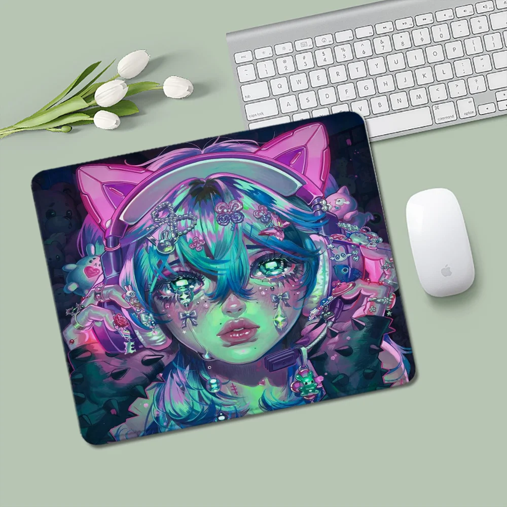 Small Mouse Pad Anime Eunpyon Art Desk Mat Mousepad Gaming Accessories Office Rug Offices Mats Gamer Gadgets Computer Mause Cute