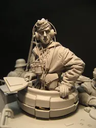 1:16 Scale Die-cast Resin Model Tank Soldier Needs Paint Resin Bust Free Shipping