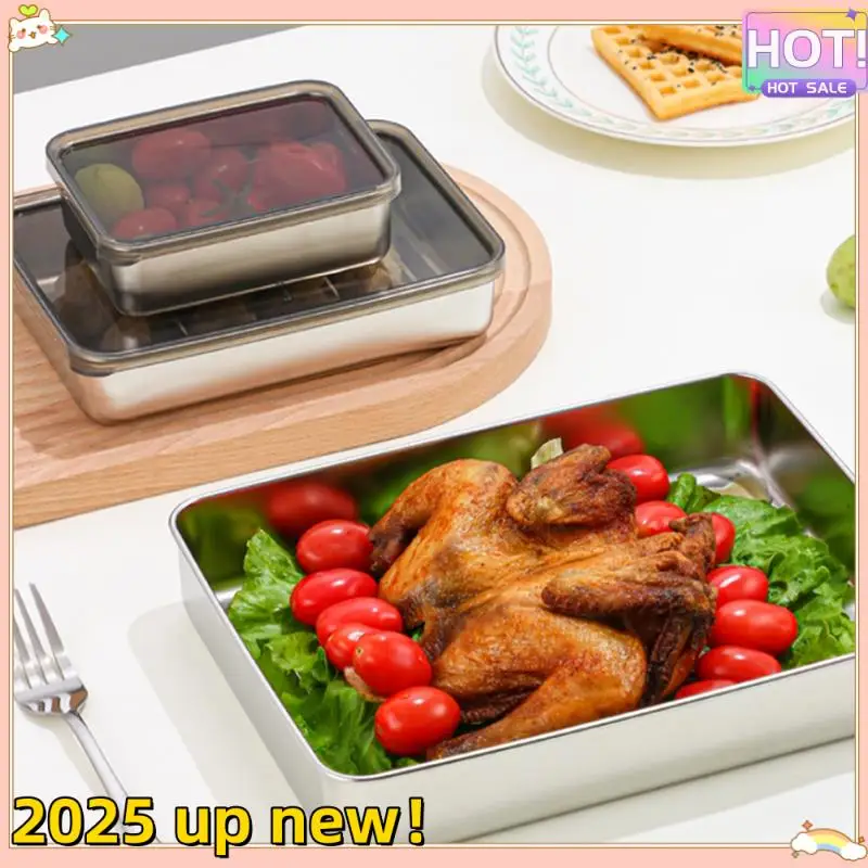 

Контейнер для хранения продуктов высшего качества, кухонный ящик для хранения из нержавеющей стали с герметичной крышкой, кухонные аксессуары