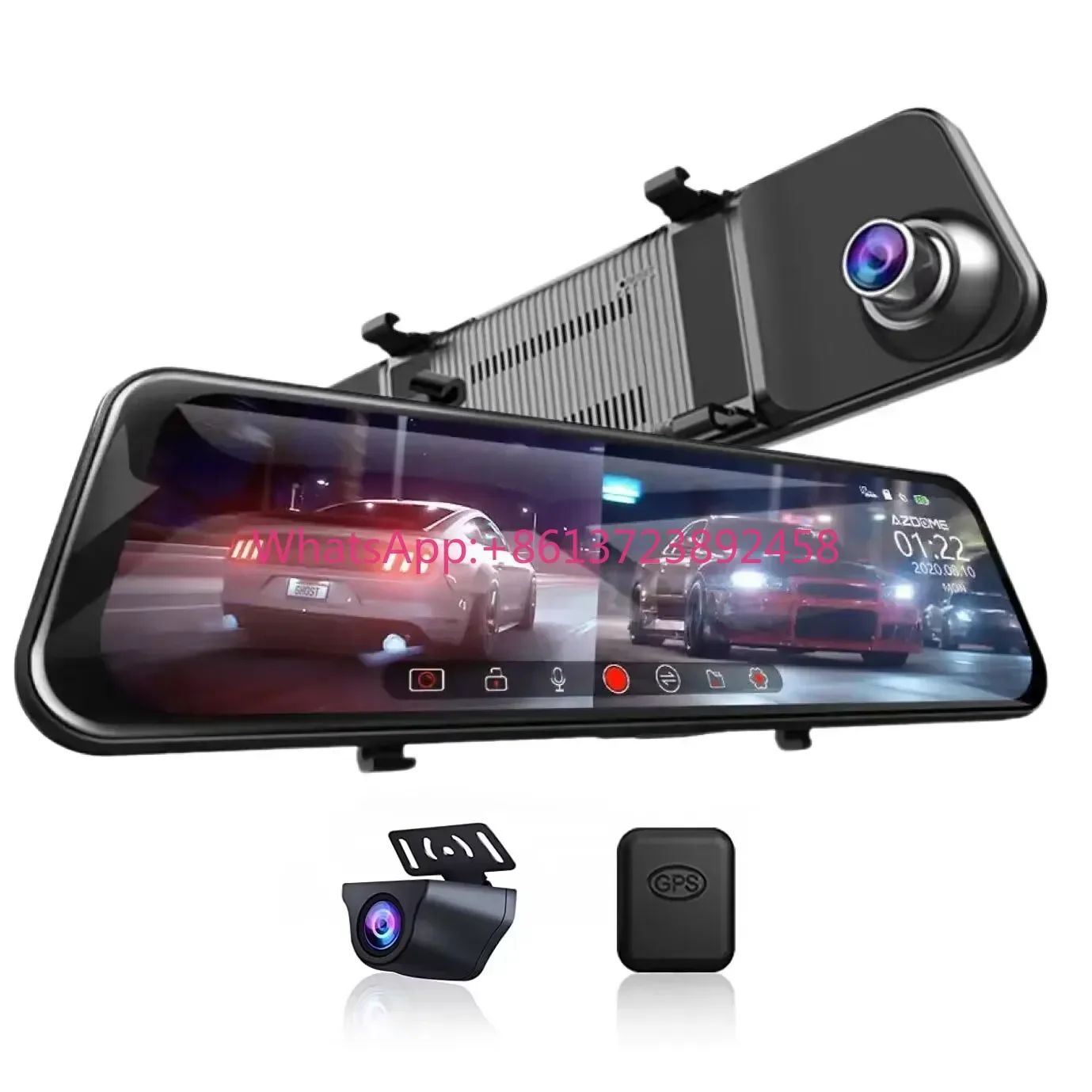 AZDOME PG17 Dash Cam 4K Dual Channel 11.8