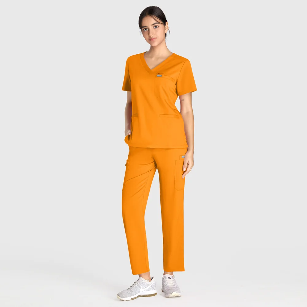 ชุดยูนิฟอร์มแพทย์หญิงคุณภาพสูง ชุดสครับโรงพยาบาล อุปกรณ์เสริมพยาบาล ชุดทำงานคลินิกทันตกรรม สปาเสริมความงาม ชุดทำงานในห้องปฏิบัติการ