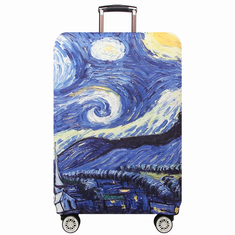 Travel Suitcase Protective Cover Luggage Case Travel Accessories Elastic Luggage Dust Cover Apply to 18\'\'-32\'\' Suitcase