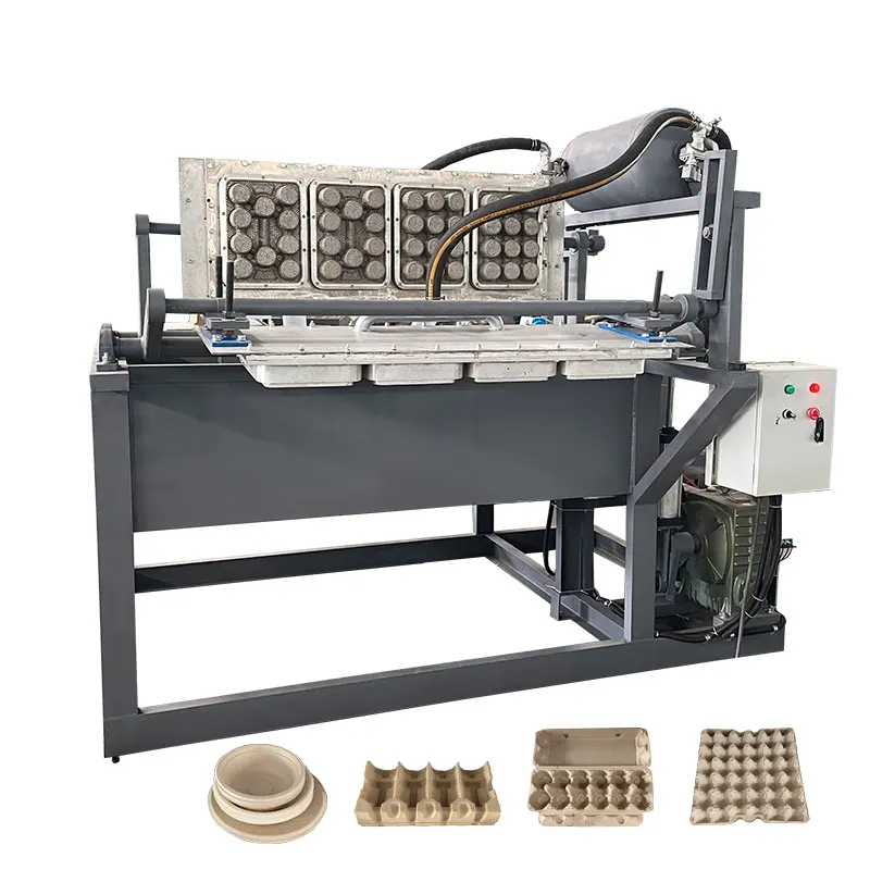 Multi-Mold YG-4000 4000pcs/h Egg Tray Making Machine Fully Automatic Paper Pulp Recycling Production Line