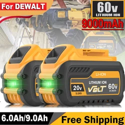 For Dewalt Battery 20V Replacement Li-ion Battery 20V/60V MAX DCB609 DCB547-XJ DCB205 DCB200 DCB609-2 Power Tool Batteries