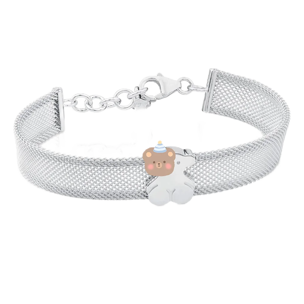 

Spanish Bear Bracelet – S925 Velvet Finish, Flamenco Curves