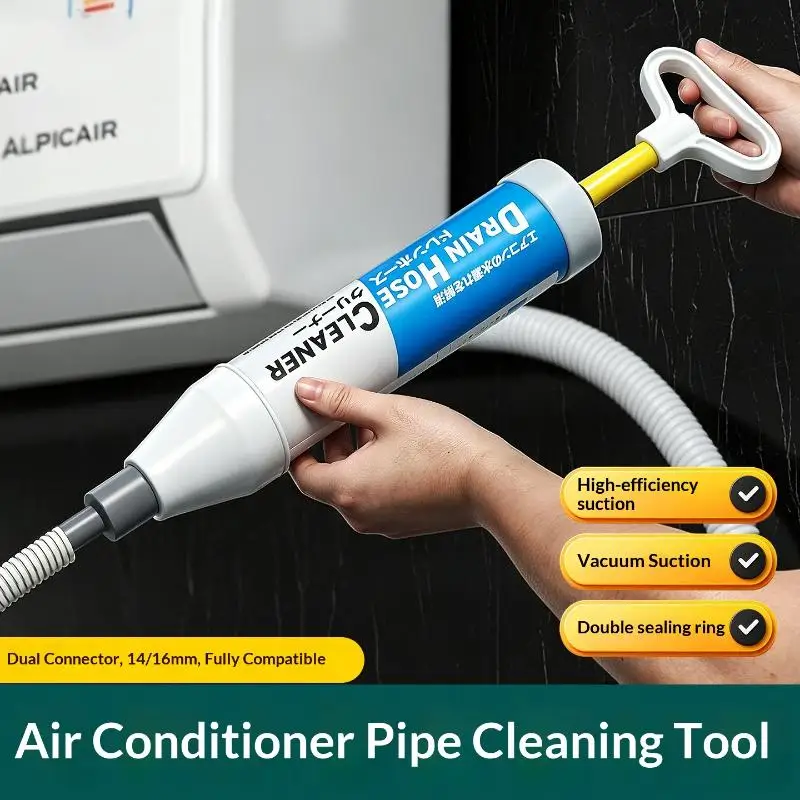 Professional HVAC Condensate Drain Unclogger Durable AC Drain Line Cleaner Tool for Home Indoor Pipe Blockage Removal
