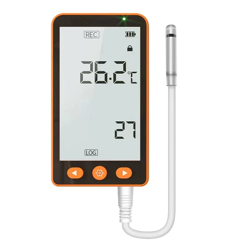 Aikesi GSP-70Pro LCD Data Logger Multi Reusable USB Laporan PDF Pencatat Data Suhu
