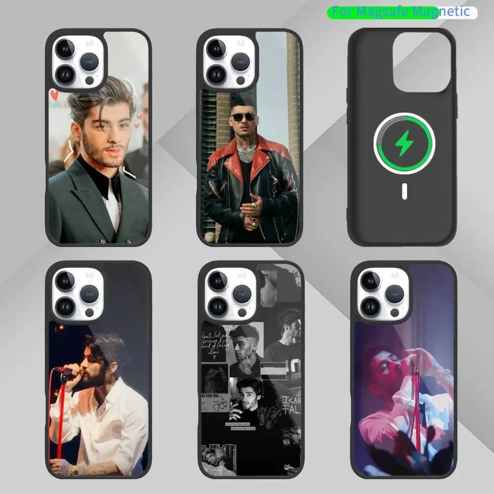 

Singer Z-Zayn M-Mali Phone Case For iPhone17,16,15,14,13 Plus,Pro Max Magnetic For Magsafe Wireless Charging