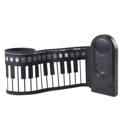Learning Practice Folding 49 Key Waterproof Digital Electronic Piano with Built-in Speaker
