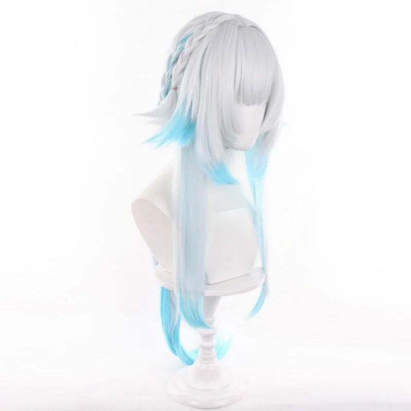 세리드라 가발 게임 혼카이: 스타 레일 코스프레 가발 와쿠와쿠 HSR 여성용 긴 90cm 헤어 퀸 앰포레우스 세리드라 코스프레 파티 + 가발 캡