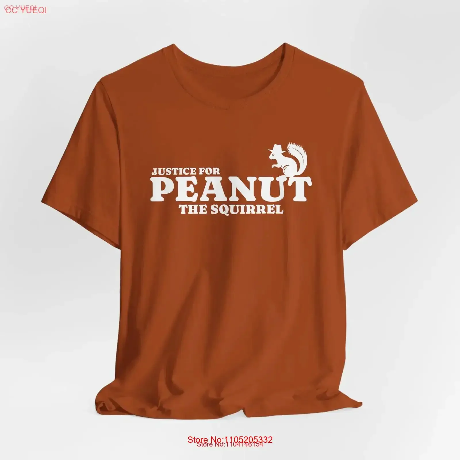 Justice for Peanut The Squirrel shirt T Support Animal Lovers vintage Washed Casual streetwear Versatile Unisex Stylish graphic