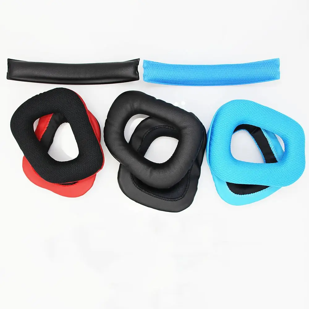 Headset Pengganti Bantalan Telinga Headphone Balok Kepala Bantal Baru untuk Logitech G35 G930 G430 F450