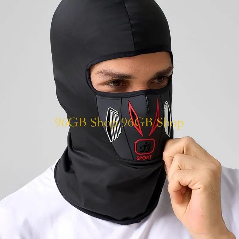 

Удобная маска для лица для мотокросса, 96 ГБ, шарф-балаклава для езды на велосипеде, из влагоотводящей ткани, можно носить в дня