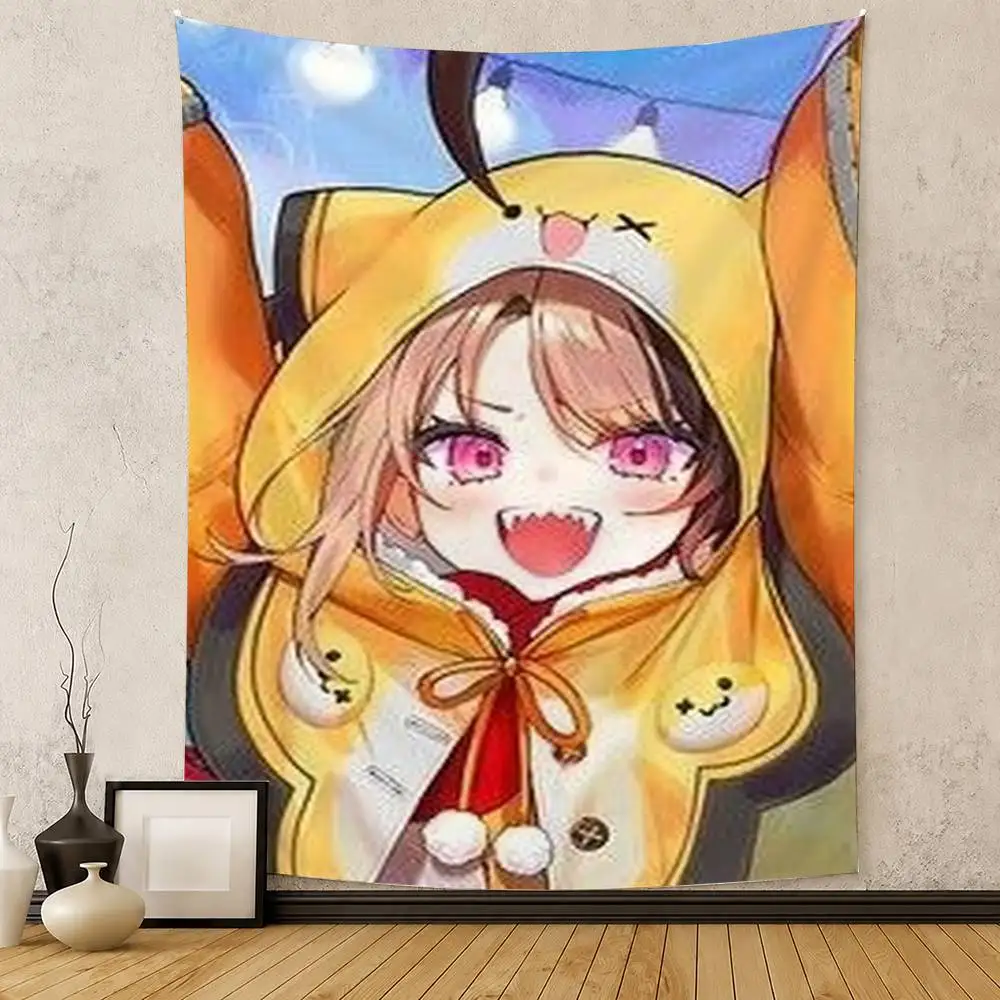 Gigi Murin hololive Flag Digital Printing Banner for Garage Wall Out Door Decoration