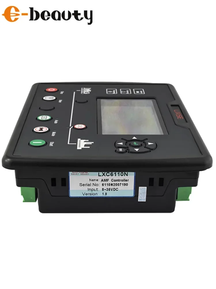 LXC6110N Controller Panel Generator Self Starting LCD Display Screen Four Protection Automatic Module Makeup  Вейп