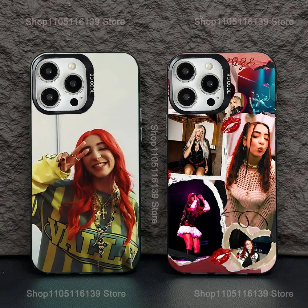 Singer D-De La R-Rose Hot Phone Case For iPhone 16,15,14,13,12,11,Pro,XS,Max,Plus,Mini,SE Black Candy Matte Shockproof Cover