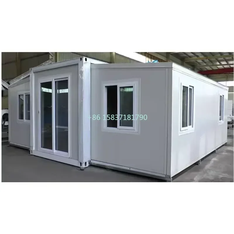 New Arrival Expandable Container House Portable Folding Home Container Foldable Prefab Mobile Fold Out House Container as Office