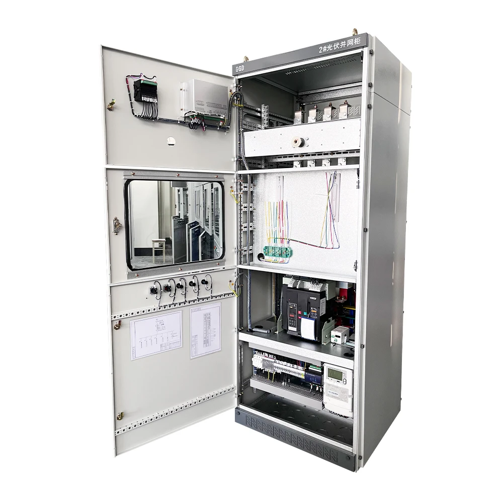 350kw 400kw Grid-Connected PV Cabinet, Industrial Power Distribution, Heavy Duty Supporting