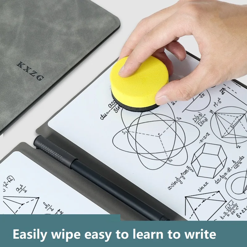 Blackboard A5 Whiteboard Book Sticky Whiteboard Planner Reusable Notebook Set with Whiteboard Pen BBAN01