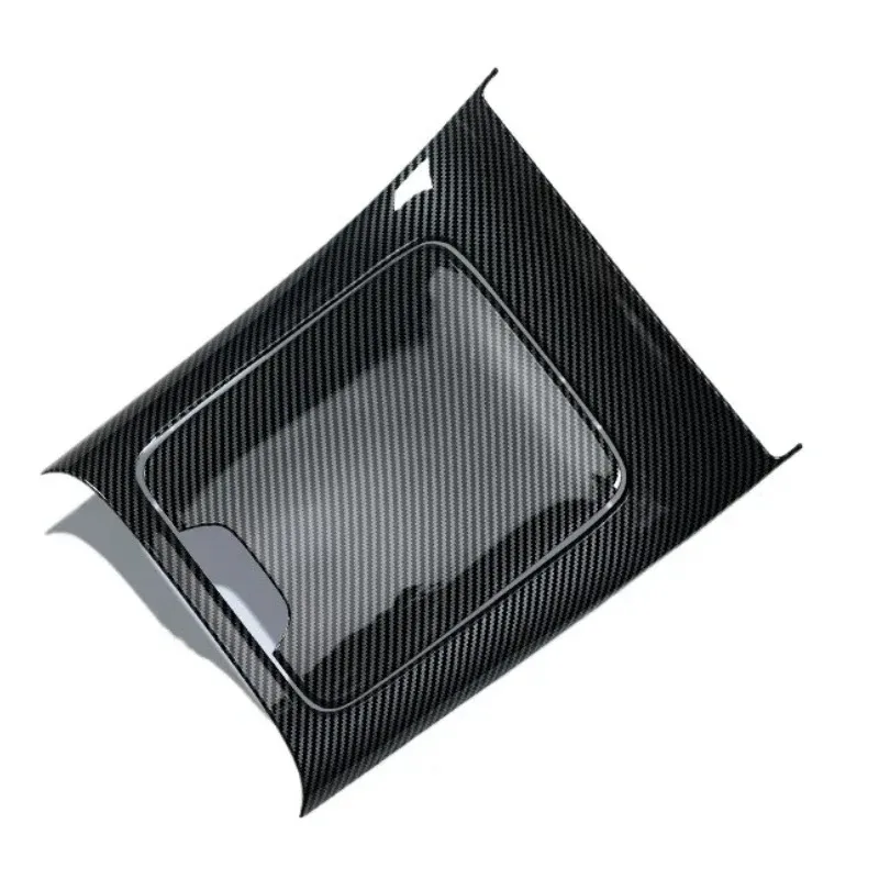 For Mercedes Benz EQE 2021-2026 ABS Carbon Fiber Car Center Console Panel Cover Trim Interior Car Accessories