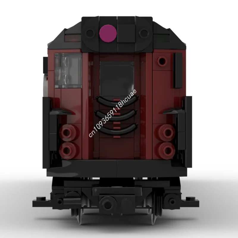 994PCS MOC City NYC Subway R33WF Redbird Train Model Building Blocks Stacking Bricks Creative Educational Toys Kid Gift Diy