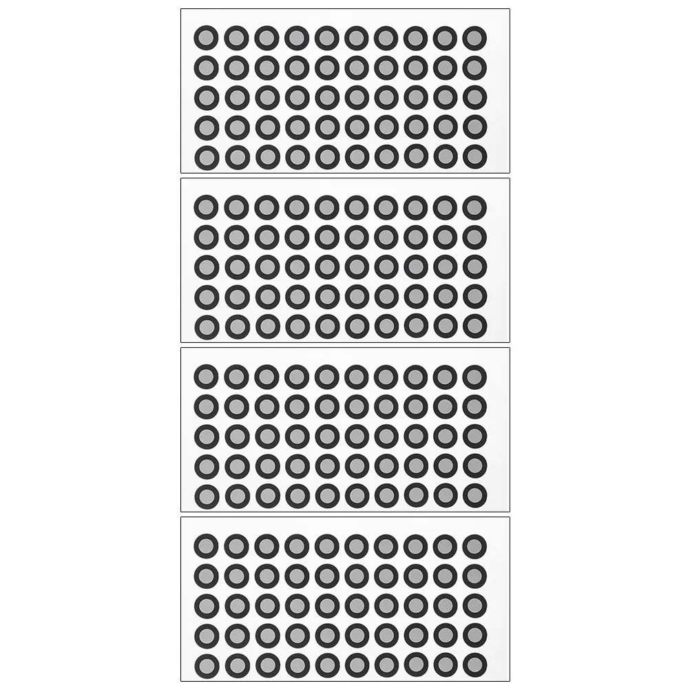 

4 Sheets Reflective Marker Point Sticker Tear Resistant Stable Adhesive for 3D Scanning Device High Reflectivity