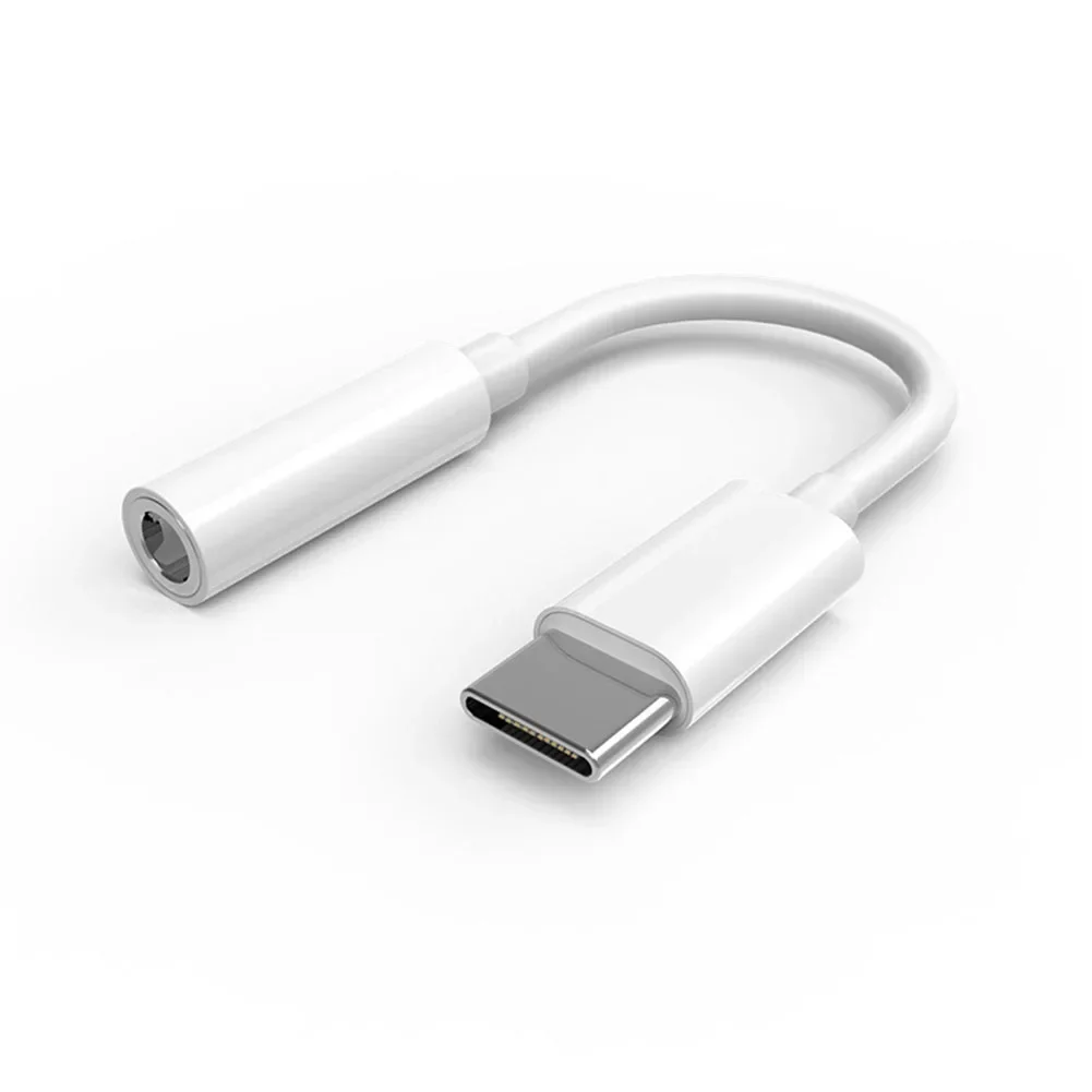 

Type C To 3.5mm-Jack AUX Audio Adapter- Cable For Samsung For Huawei For Xiaomi For OPPO Realme Earphone Converter