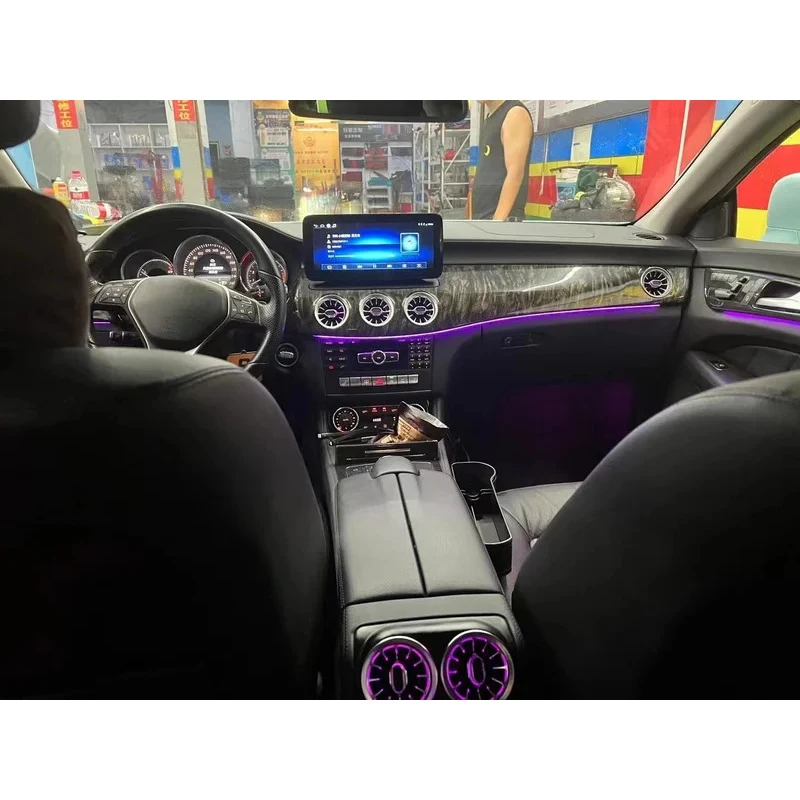 Factory Hot Selling Accessories Interior Turbine Vent Panel Overlay for - CLS W218 Cls300  Interior Center Console