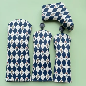 Seyahat ayı Golf kulübü #1 #3 #5 ahşap kafa sürücü Fairway Woods hibrid kapak atıcı kapakları kapakları