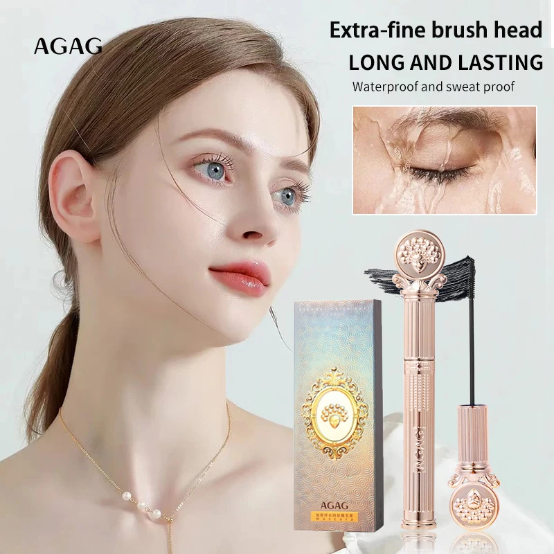 AGAG Waterdichte Mascara Dikke Langdurige Verlenging Mascara Natuurlijke Krul sneldrogende Maquillage Femme Lash Cosmetische Groothandel