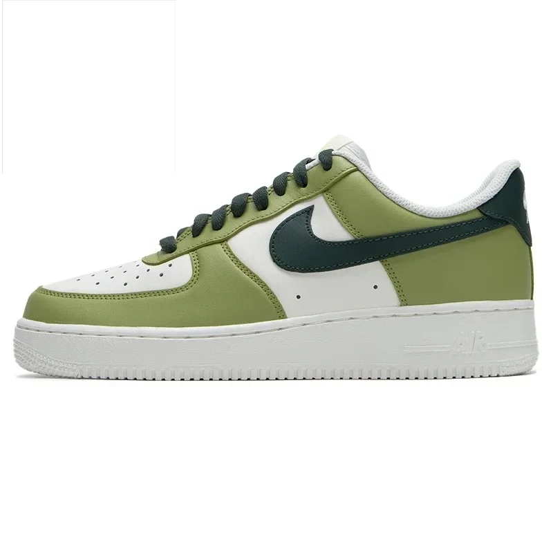 Nike Air Force 1 Low-Top Unisex Board Shoes White Green HJ3484-331 Sneakers for Men and Women