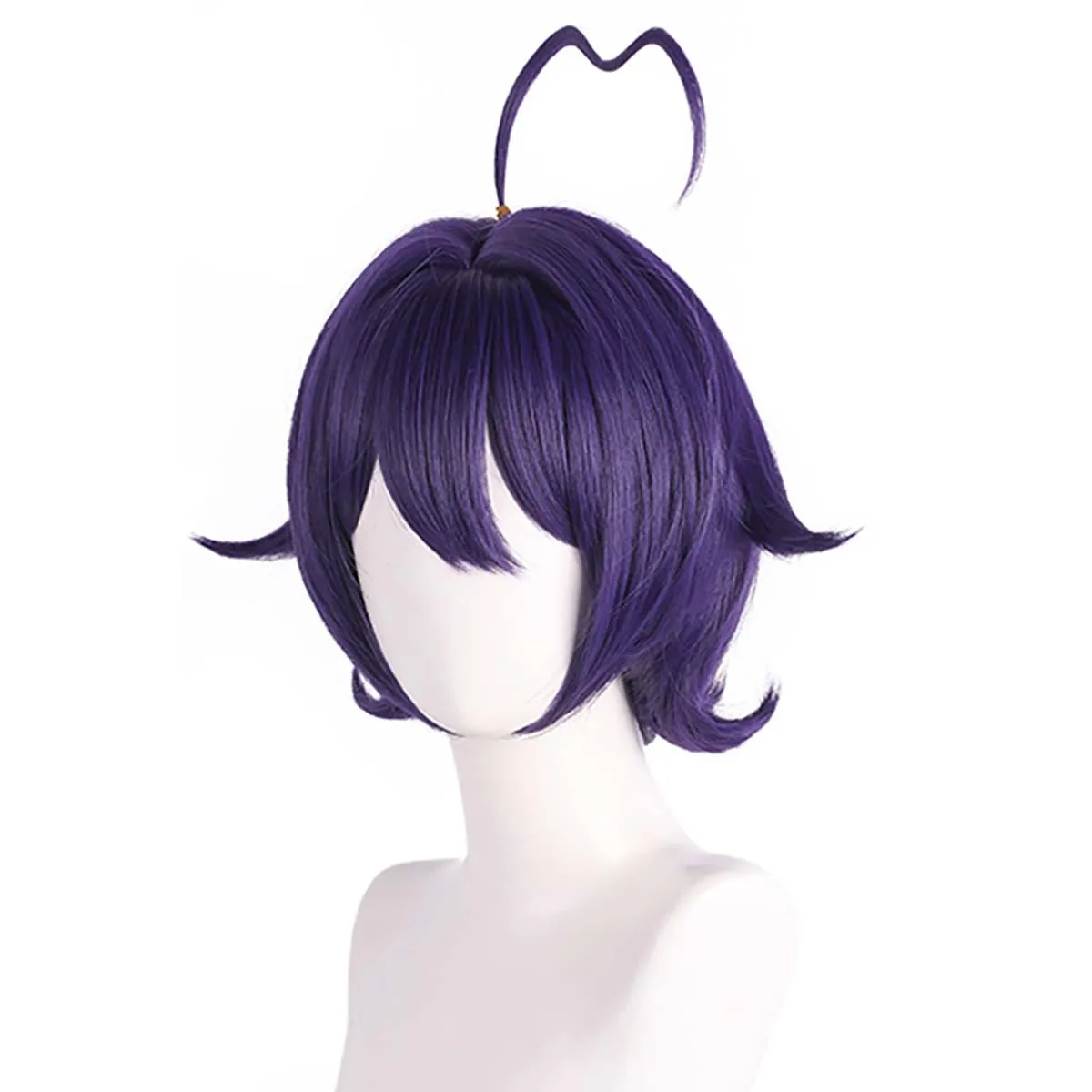 อะนิเมะคอสเพลย์ Gushing Over Magical Girls Hiiragi Utena สีม่วงวิกผมสั้น