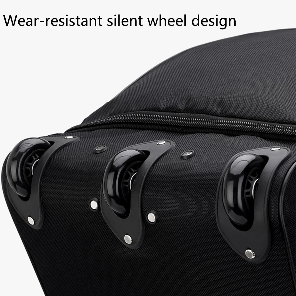 new super-large-capacity trolley bag Oxford cloth travel checked foldable storage bag checked luggage box Business commute MEN