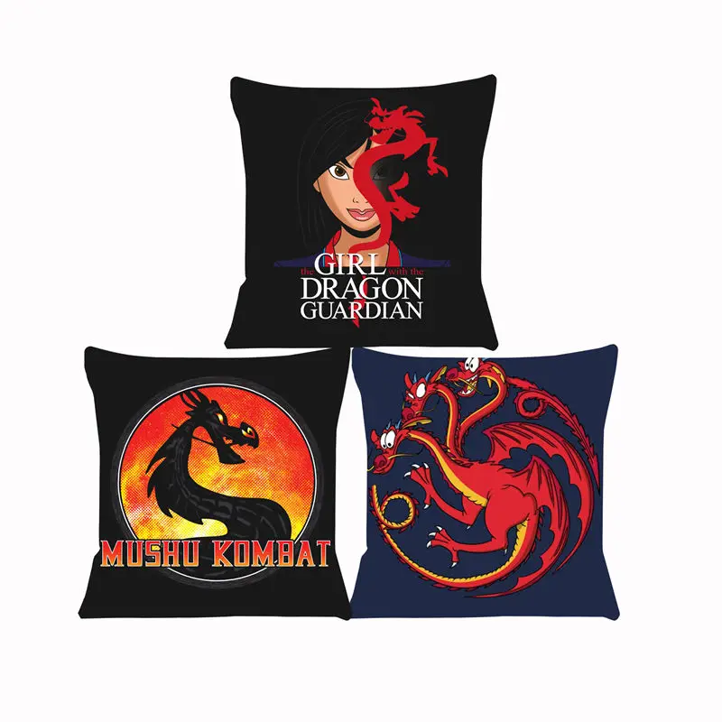 

House of Mushu Cushion Cover Pillow Cover Pillow For Chairs Home Decorative Cushions For Sofa Throw SJ-409