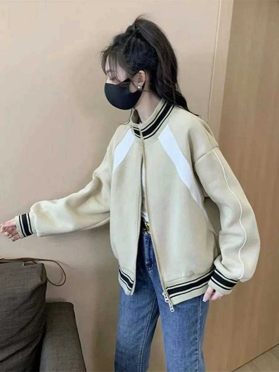 

Baseball Jackets Purple Womens Summer Steampunk Illusion Two-Pieces Tie-Dye Mujer Oil-Proof Batwing Bodycon Anorak Air Fishbone