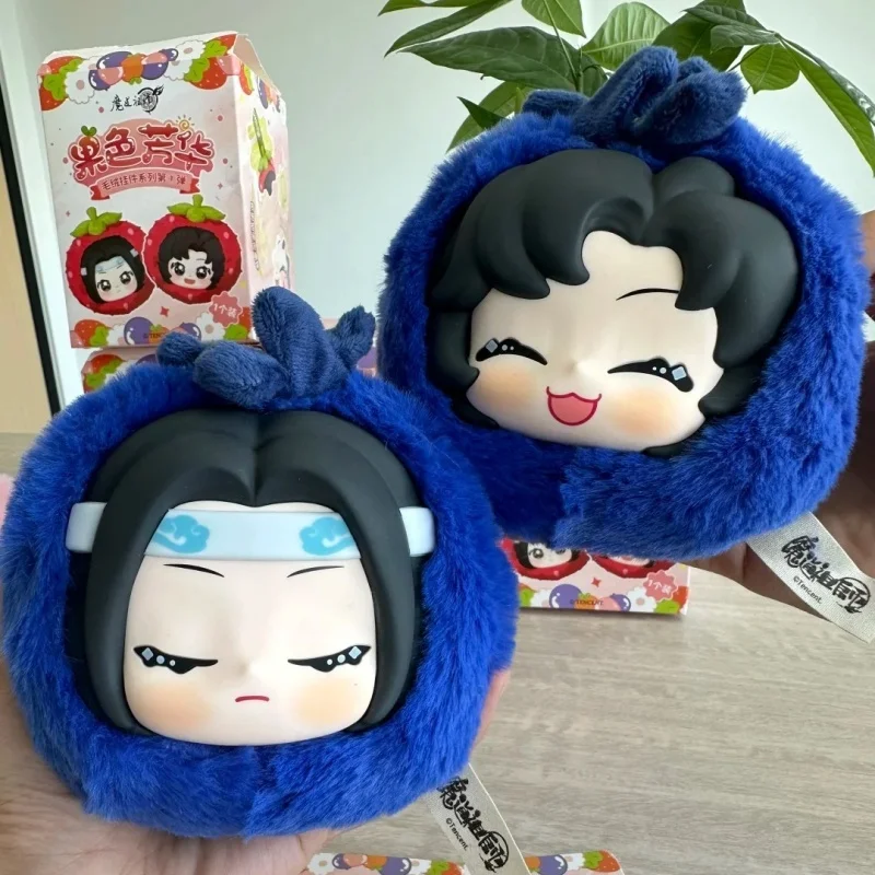Original el fundador del diabolismo serie de flores aromáticas Wei Wuxian Lan Wangji llavero caja ciega figura coleccionable muñeca de juguete