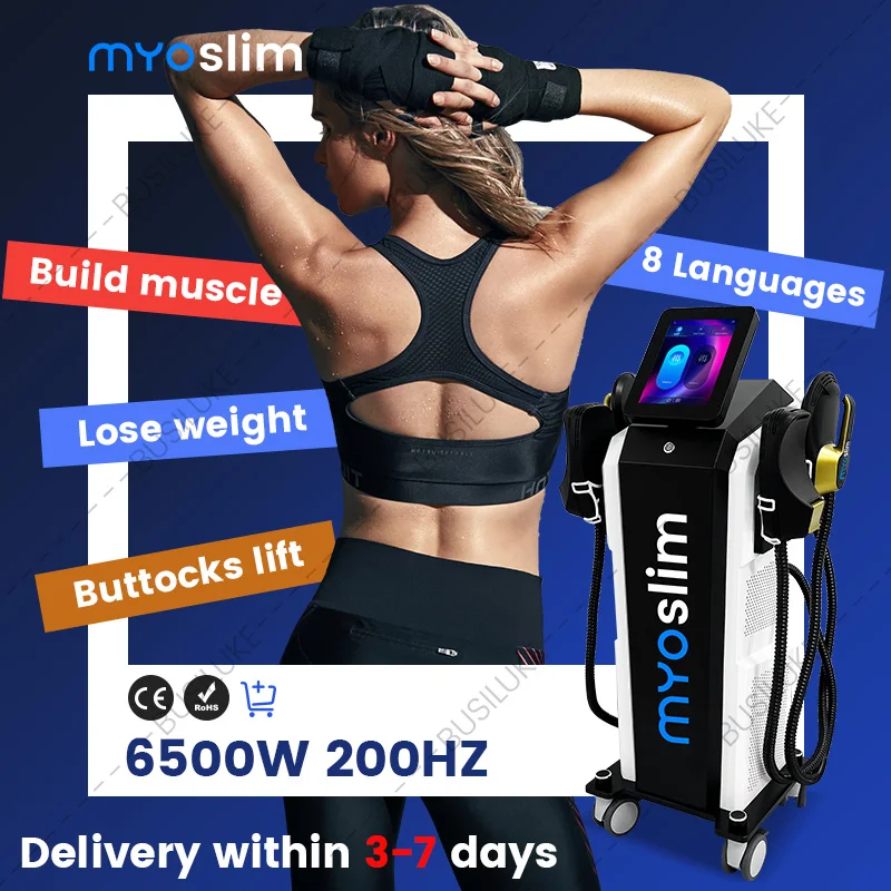 

EMS 6500W MYOslim Portable Slimming Magne Therapy Shaping Skin Vest Line Fitness Perfect Body Firming Skin Butt Perfect Weight