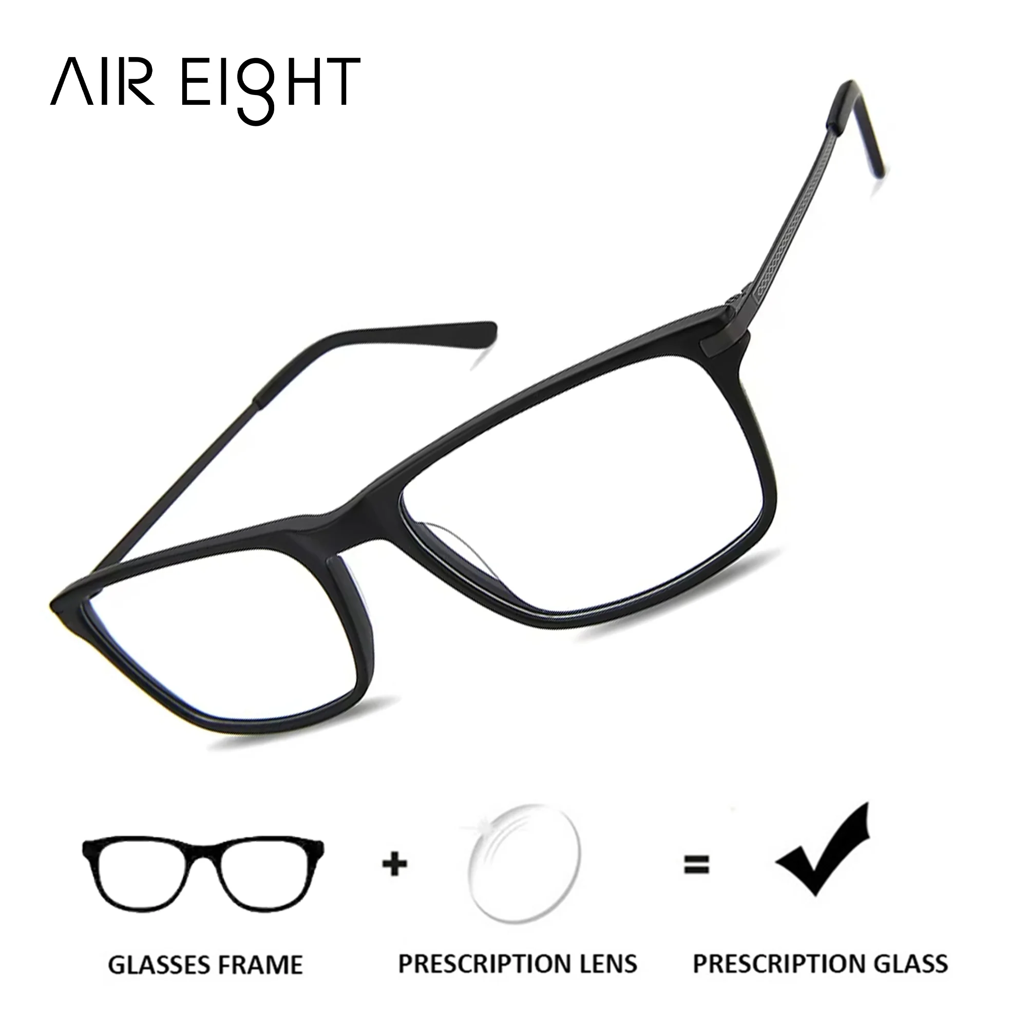

Очки AIR EIGHT Modish из ацетата прямоугольной формы для мужчин, с прогрессивными мультифокальными линзами, защищающими от синего света, фотохромные очки