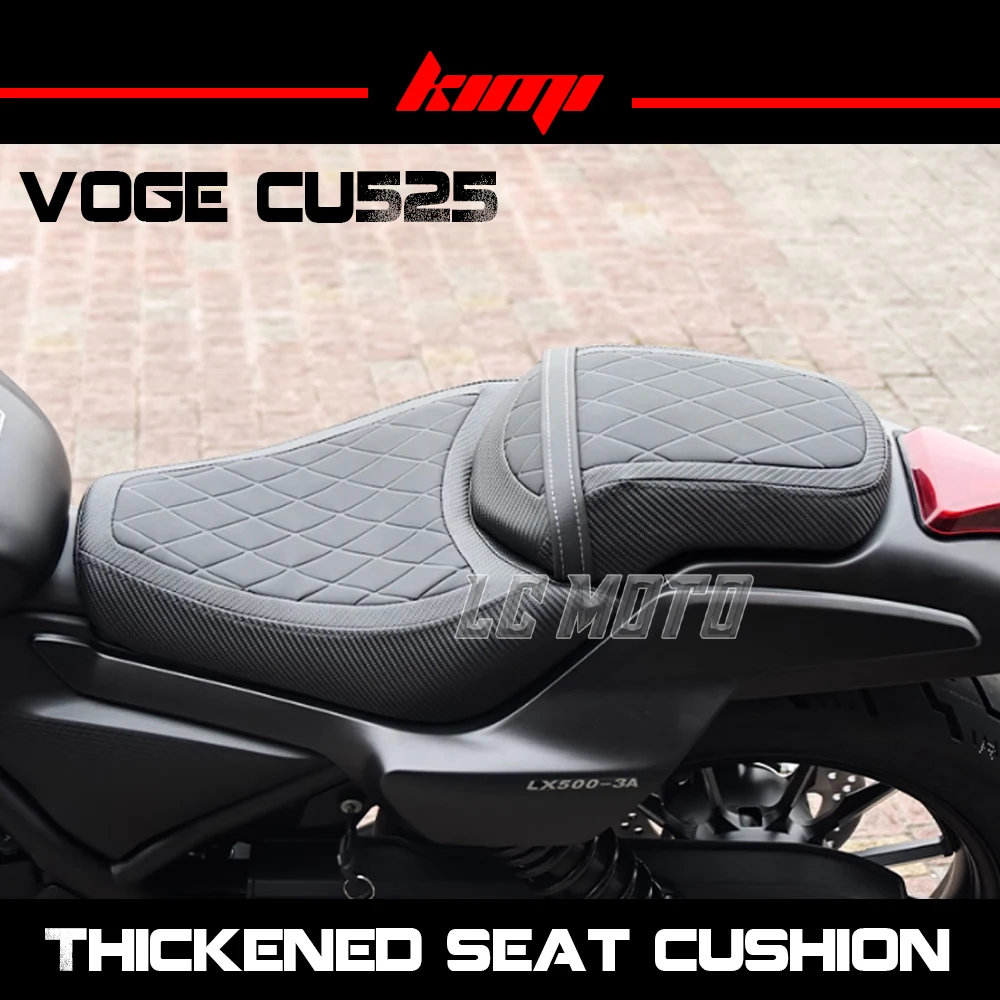 

Motorcycle Seat Assembly Thickened Soft High Split Seat Waterproof Modification Accessories For VOGE CU525