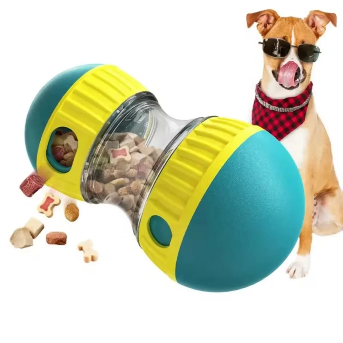 

Pet Slow Feeder Interactive Dog Feeder Toy Protect Stomach Dog Enrichment Toy Treat Dispensing Puzzle Toy for Dog Entertainment