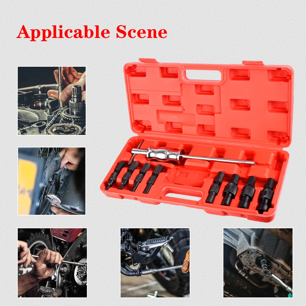 

Disassembly Kit Bearing Removal Tools Armature Bearing Pullers Car Repair Tools 9PCS/set Blind Hole Bearing Extractor