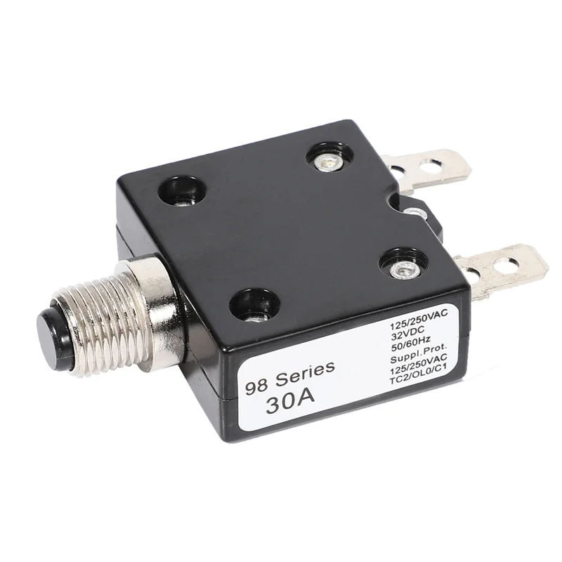 A99E-3X 30A 125/250VAC 50VDC Circuit Thermal Breaker Thermal Protector For Generator