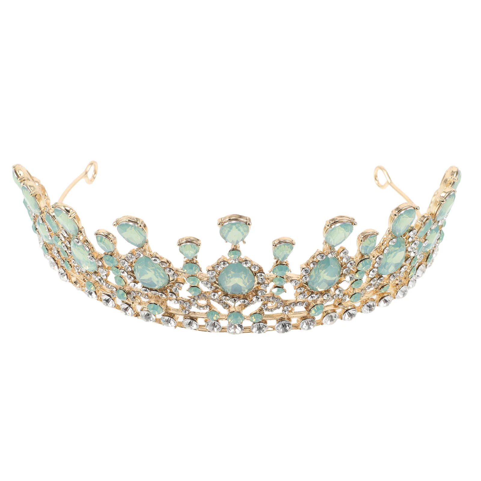 

Свадебная тиара с кристаллами и стразами, повязка на голову с короной, легкая, подходит для свадьбы, дня рождения, выпускного вечера, аксессуар для волос, свадебный головной убор