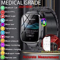 For Huawei Xiaomi Uric Acid Blood Glucose Smartwatch Men ECG Heart Rate Blood Pressure Blood Fat Health Monitoring Smart Watches