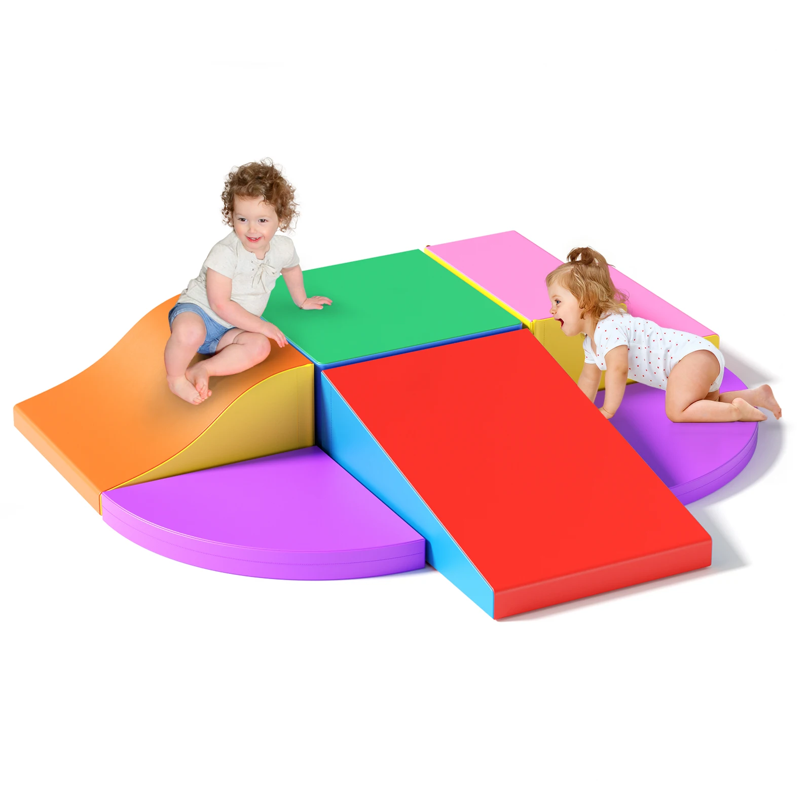 Baby zachte schuim bouwstenen, gigantisch bouwspeelgoed voor kinderen van 1-3 jaar, kruip- en klimspel, educatief speelgoed voor kleuters - afbeelding 2