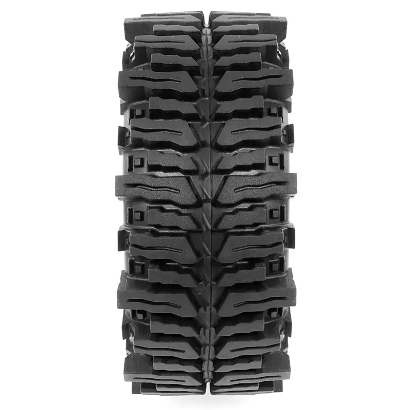 4Pcs 130Mm 2.2Inch Beadlock Wheel Rim Rubber Tire Set For 1/10 RC Crawler Car Axial SCX10 Wraith RR10 Capra RBX10 TRX4,D