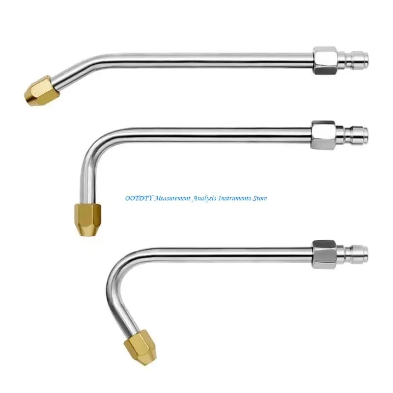 

367D 3Pcs Pressure Washer Extension Wands Spare Devices QuickConnects Rod