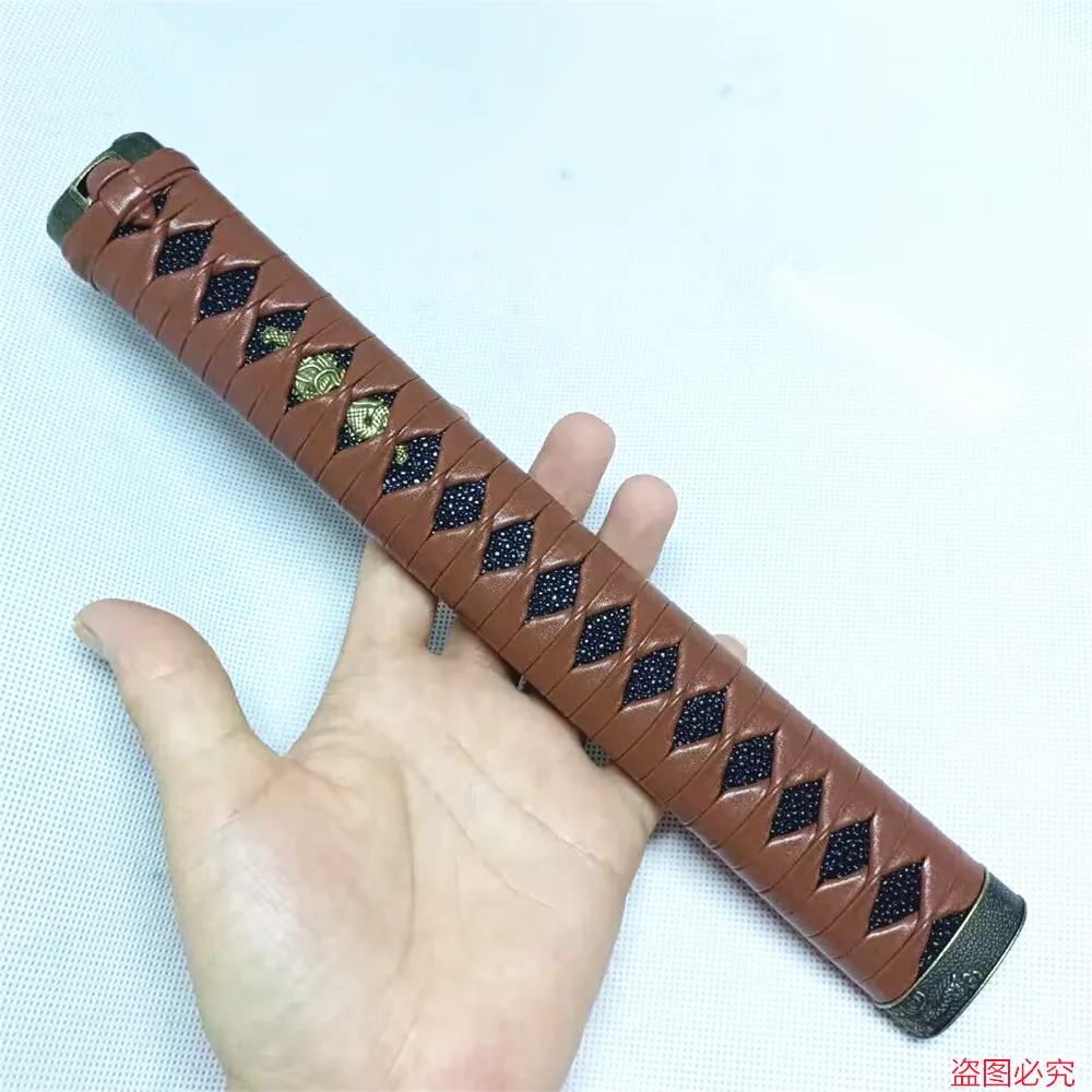 

Новая японская кожаная ручка из резного сплава фучи Кашира менуки для японской искусственной кожи